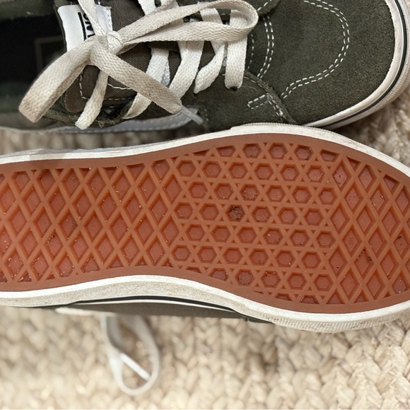 Vans Olive Green Boy’s Sneakers - Picture 3 of 4